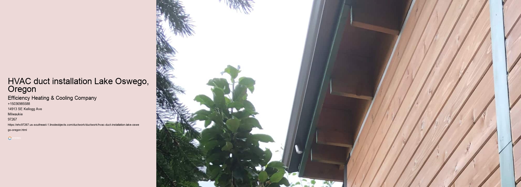 HVAC duct installation Lake Oswego, Oregon